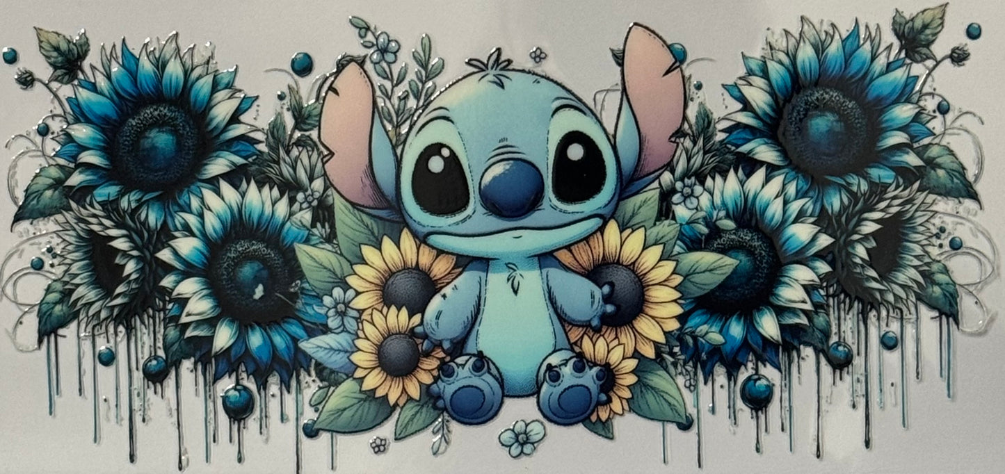 #66 Stitch & Sunflowers DTF Wrap