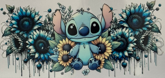 #66 Stitch & Sunflowers DTF Wrap