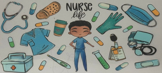#119 Nurse Life DTF Wrap