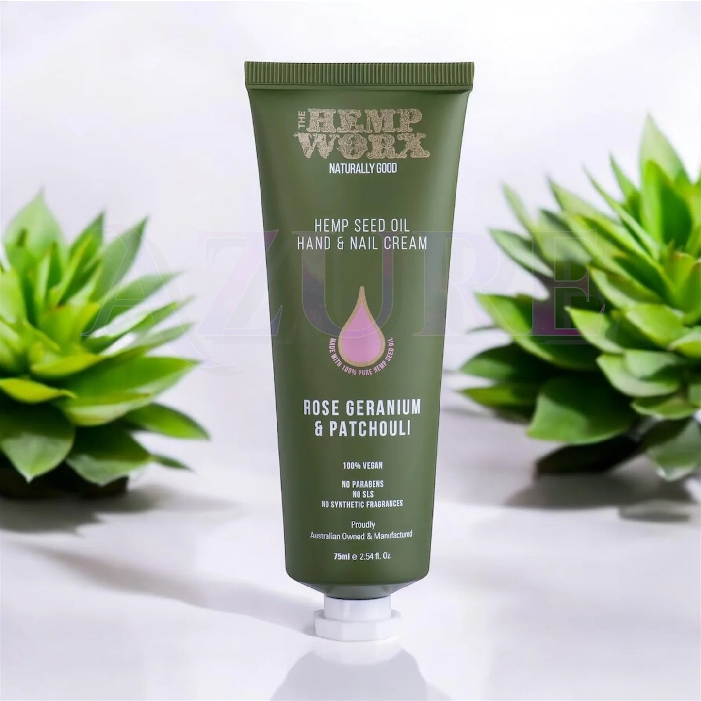 Hemp Worx Rose Geranium/Patchouli 75ml Hand Cream