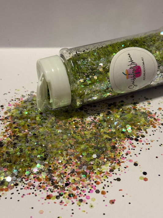 #10 - Citrus Snow Chunky Glitter (Approx. 100g)