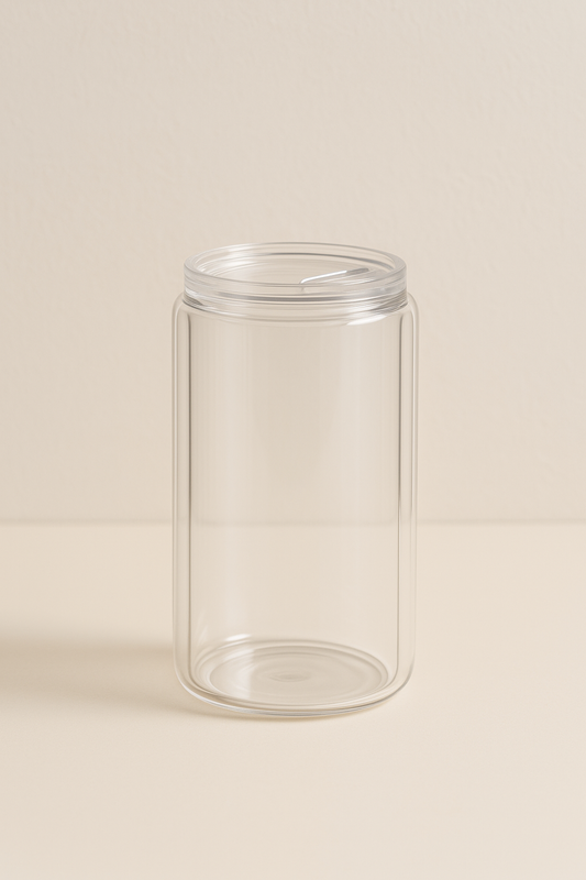 16oz Glitter Tumbler - Glass